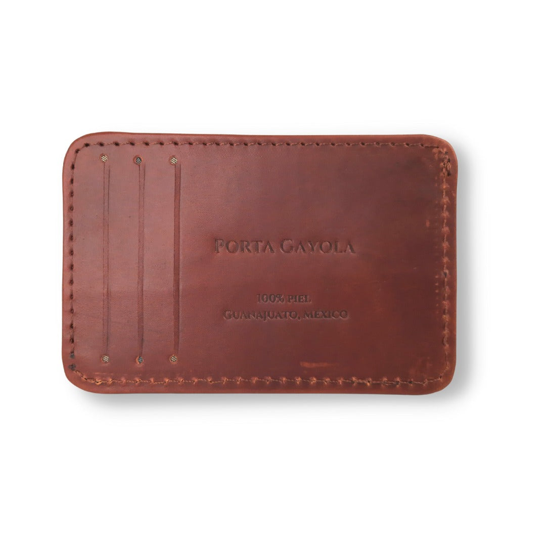 Tarjetero Slim de Piel