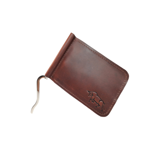 Cartera Slim Clip de Piel